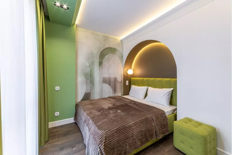 Апартаменты с 1 спальней. Квартира в многоквартирном доме Апартаменты ЖК «Красная площадь». Сочи