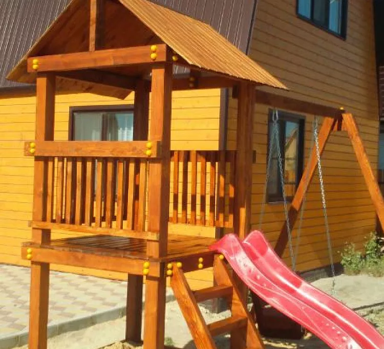 . Дом под ключ Азов кемпинг. Голубицкая