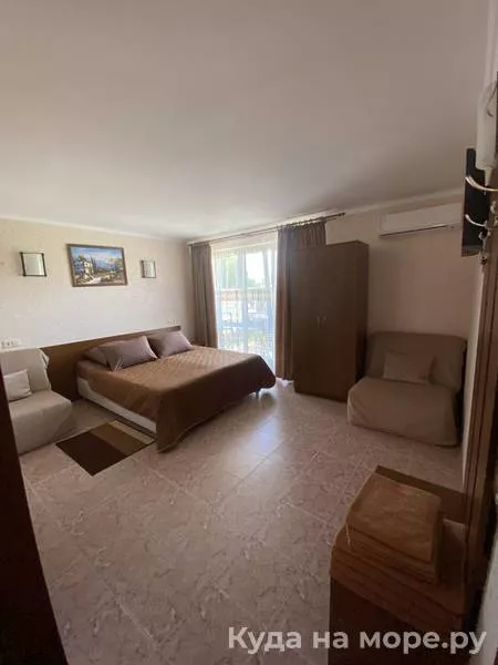 4х местный номер с балконом. Гостевой дом "Вероника" - Ольгинка. Ольгинка