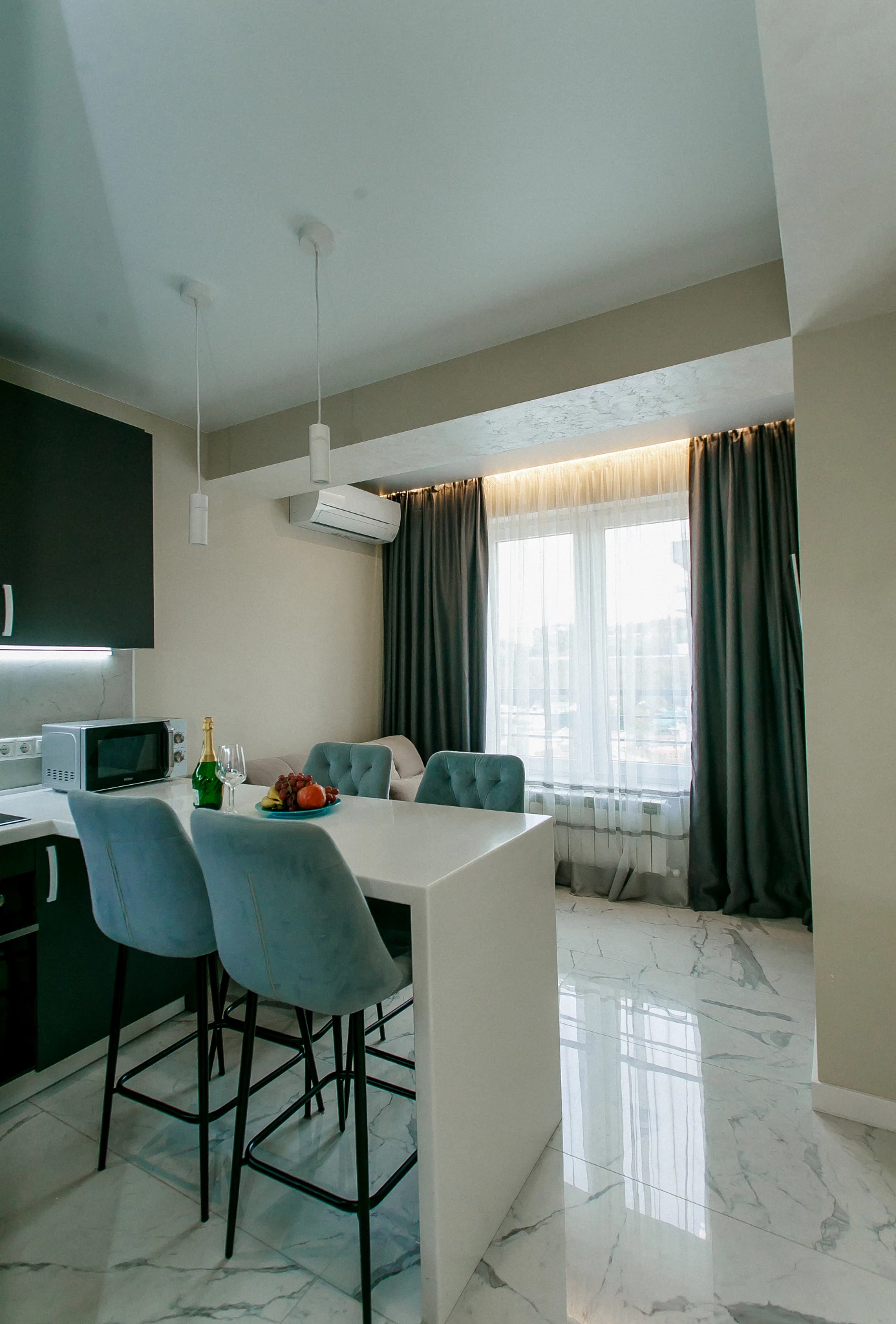 . Квартира в многоквартирном доме Просторный апартамент с видом н а море и горы. Дагомыс