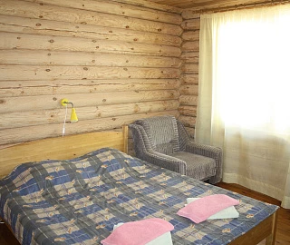 2-х местный номер стандарт в корпусе (сруб). Пансионат Лукоморье. 