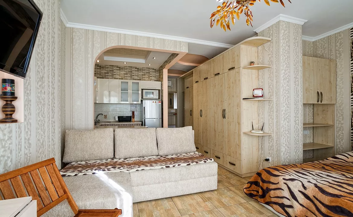 Квартира-студио №16. Квартира в многоквартирном доме Видовые апартаменты в Мисхоре. Кореиз Квартира-студио №16. Квартира в многоквартирном доме Видовые апартаменты в Мисхоре. Кореиз