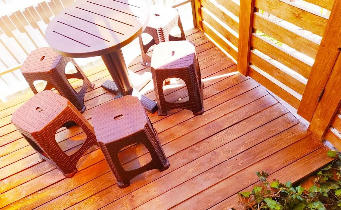 ДОМИК С ЛИЧНОЙ ТЕРРАСОЙ. Частный сектор "На Михайловский  8". Архипо-Осиповка