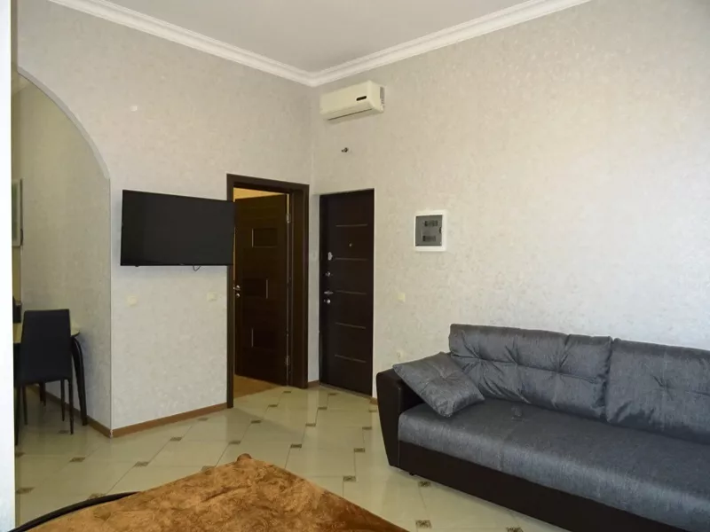 Квартира-студия. Квартира в многоквартирном доме "В центре" квартира-студия. Адлер