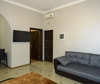 Квартира-студия. Квартира в многоквартирном доме "В центре" квартира-студия. 