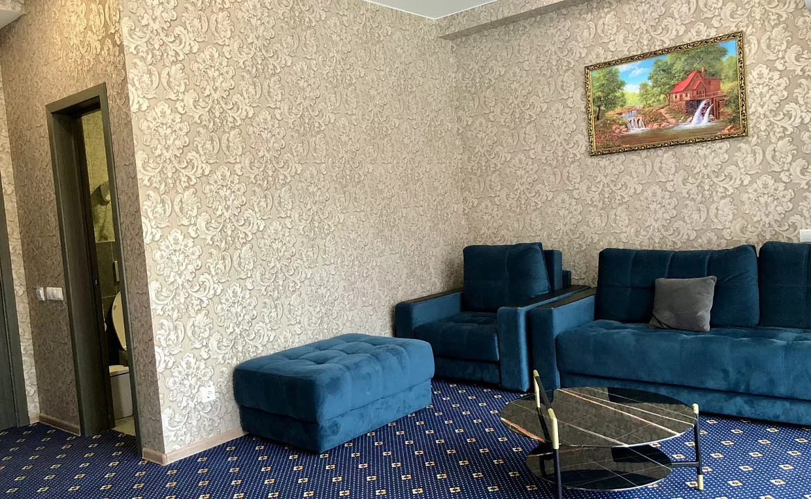 Двухкомнатный Супер Люкс с балконом вид на горы. Отель "РЕВЮ". Агой