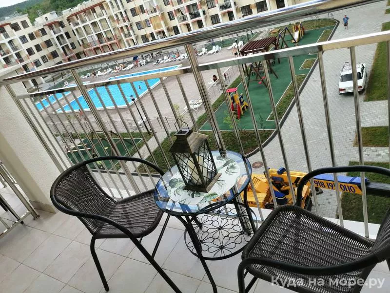 . Уютная студия "Мария" с бассейнами во дворе . Сукко