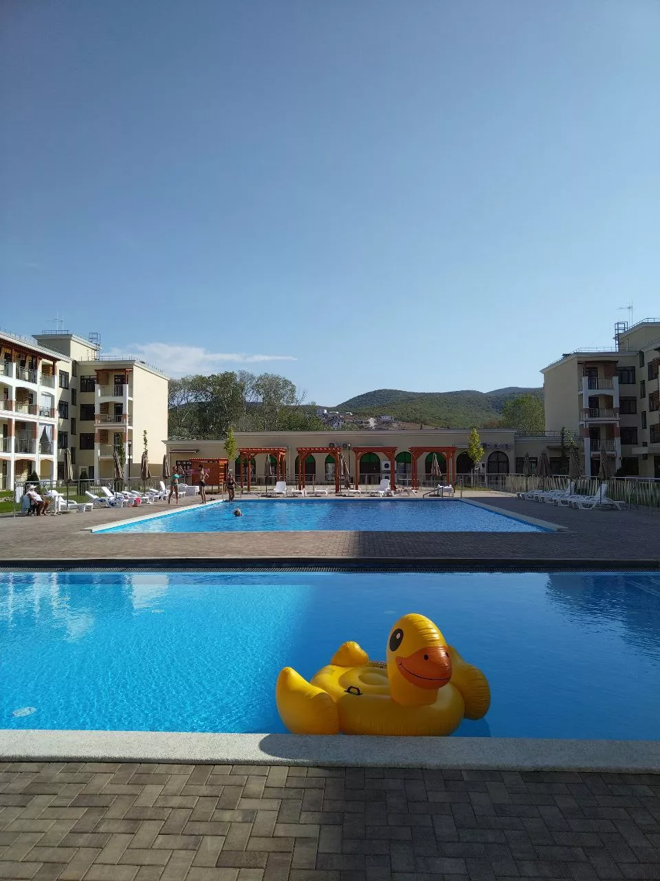 . Уютная студия "Мария" с бассейнами во дворе . Сукко