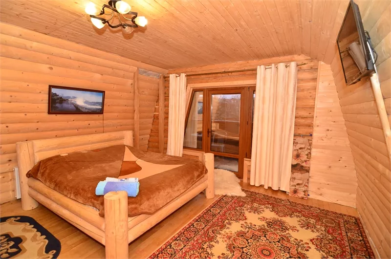 Деревянный сруб на 2 номера. База отдыха «Зелёный Яр». Симферополь