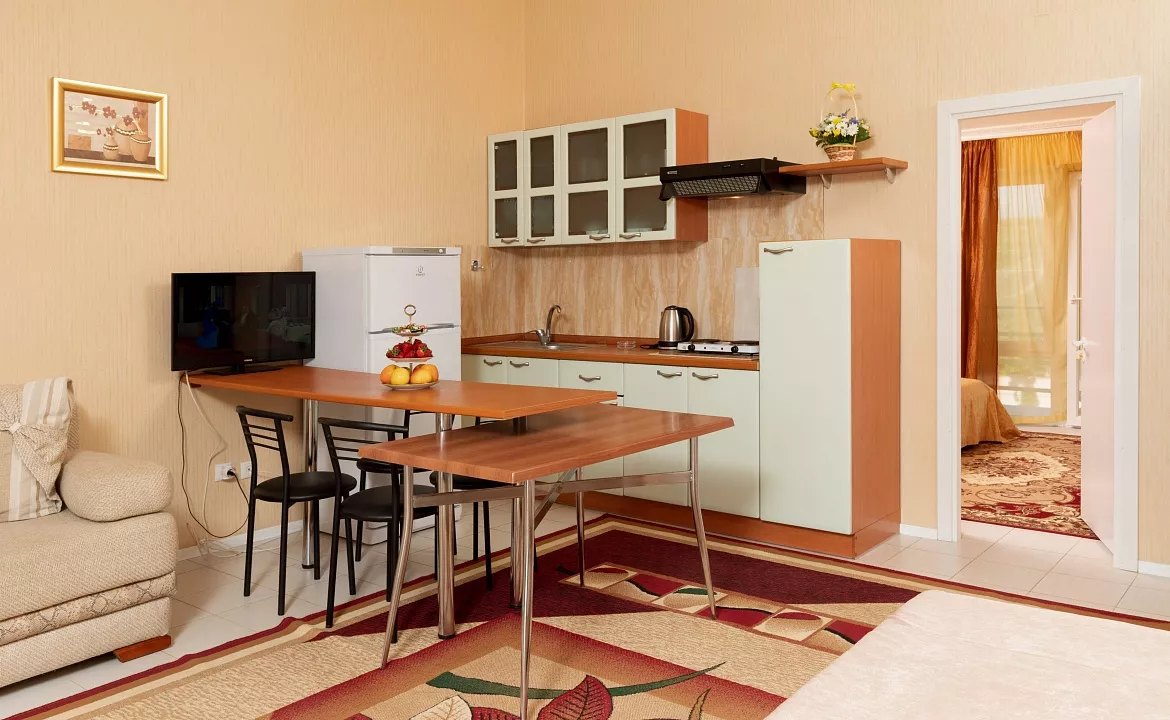 Апартаменты двухкомнатные (вид на море). Эллинги "KATRIN". Орджоникидзе