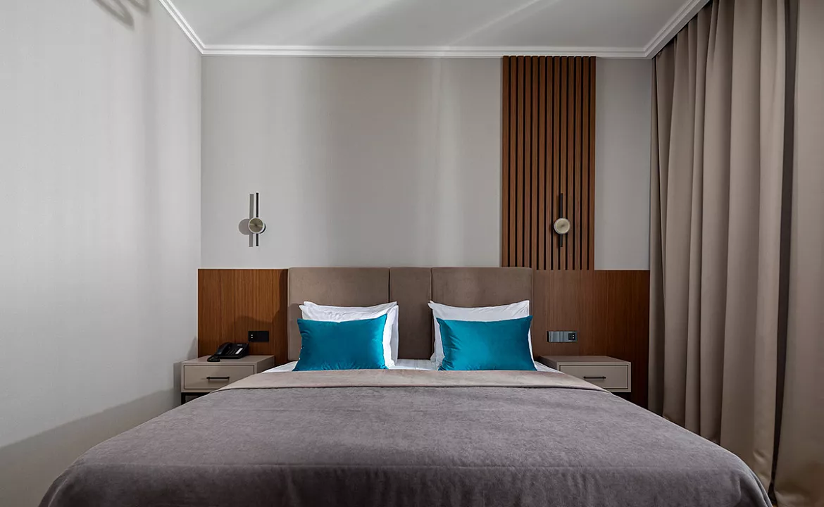 Номер Стандарт 2-местный с видом на море. Отель «Атмосфера»- Геленджик. Геленджик