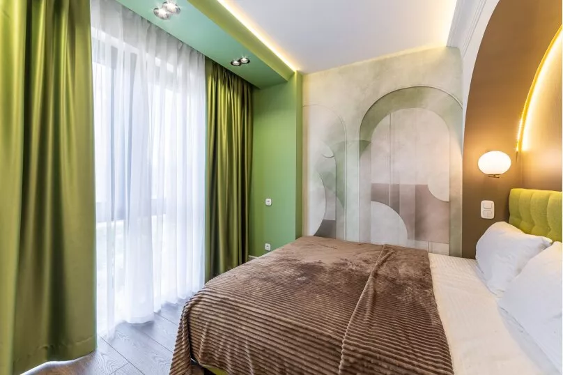 Апартаменты с 1 спальней. Квартира в многоквартирном доме Апартаменты ЖК «Красная площадь». Сочи