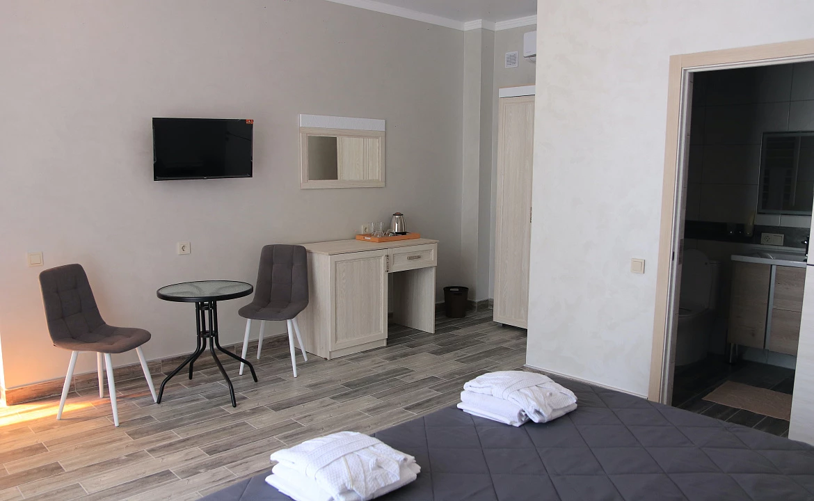 Двухместный номер с одной двуспальной кроватью. Вилла Абхазия. Цандрипш