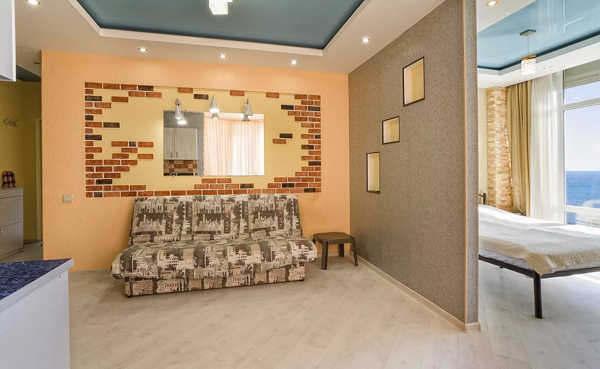 Квартира-студио №7. Квартира в многоквартирном доме Видовые апартаменты в Мисхоре. Кореиз Квартира-студио №7. Квартира в многоквартирном доме Видовые апартаменты в Мисхоре. Кореиз