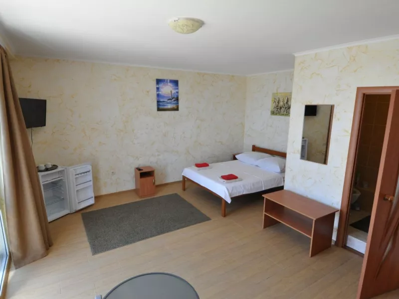 Делюкс, 4-х местный, однокомнатный. Гостевой дом Панорама. Малореченское