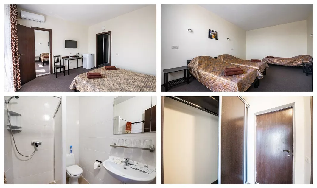 Пятиместный номер . База отдыха «ВОЛНА». Ейск