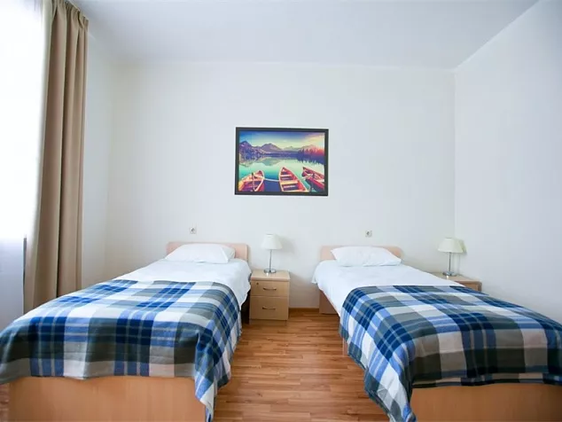 Двухместный эконом. Отель «Приют Панды». Красная Поляна