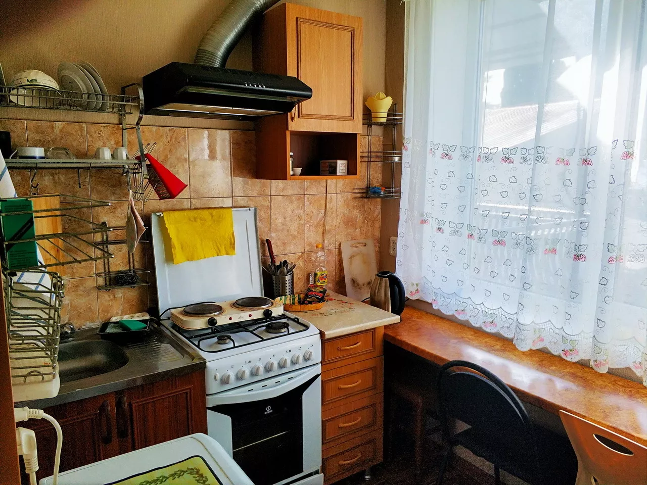 . Квартира в многоквартирном доме 1к квартира "Лора" в Новом Афоне 1 линия. Новый Афон