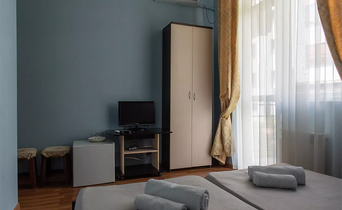 Стандартный номер с 2 раздельными кроватями и балконом. Отель "Ниагара Фоллс". Сочи