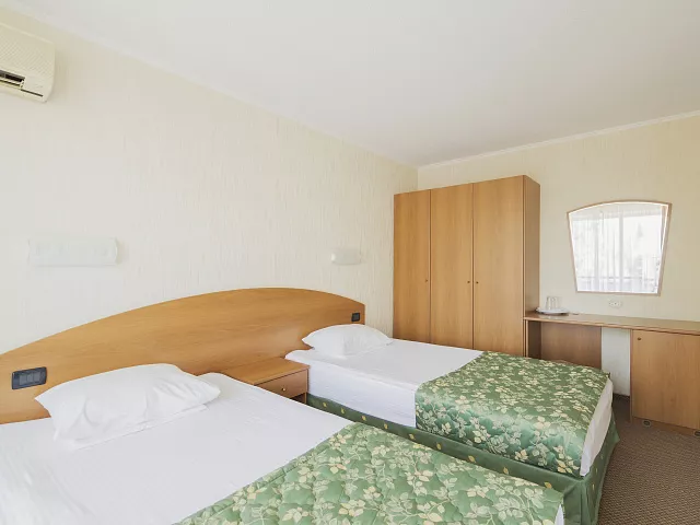 Однокомнатный двухместный улучшенной планировки с двумя раздельными кроватями. Отель "Магнолия". Сочи