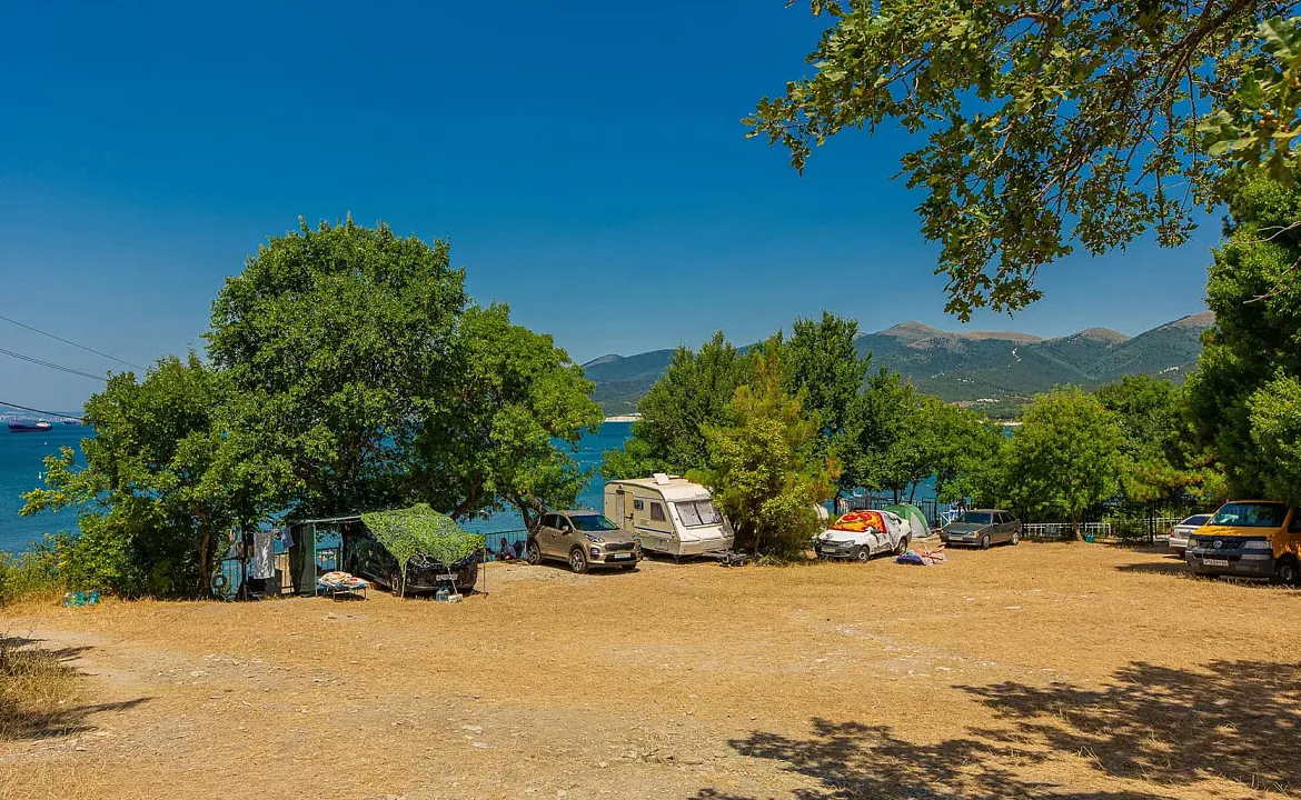 Место в кемпинге. Автокемпинг «Парус». Кабардинка