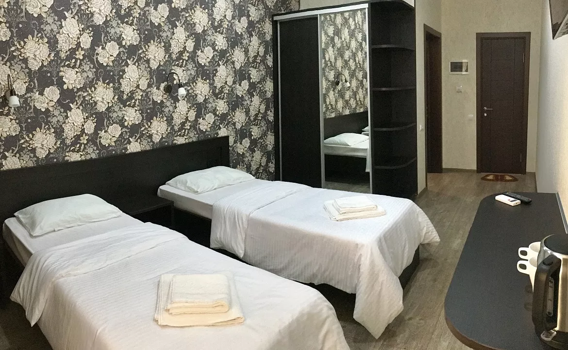 2 местные номера без балкона вид во двор. Гостевой дом София - Лазаревское. Лазаревское