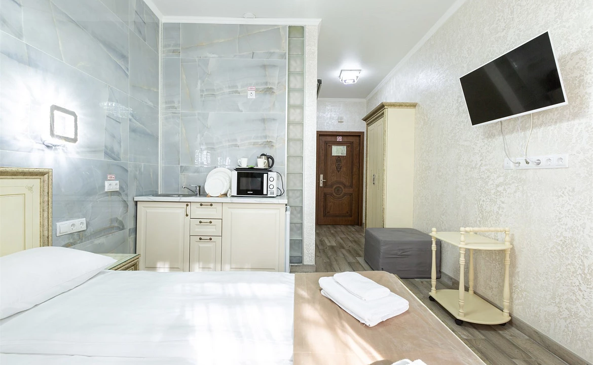 Двухместный комфорт с кухней. Отель "Сочи Галерея Парк". Сочи