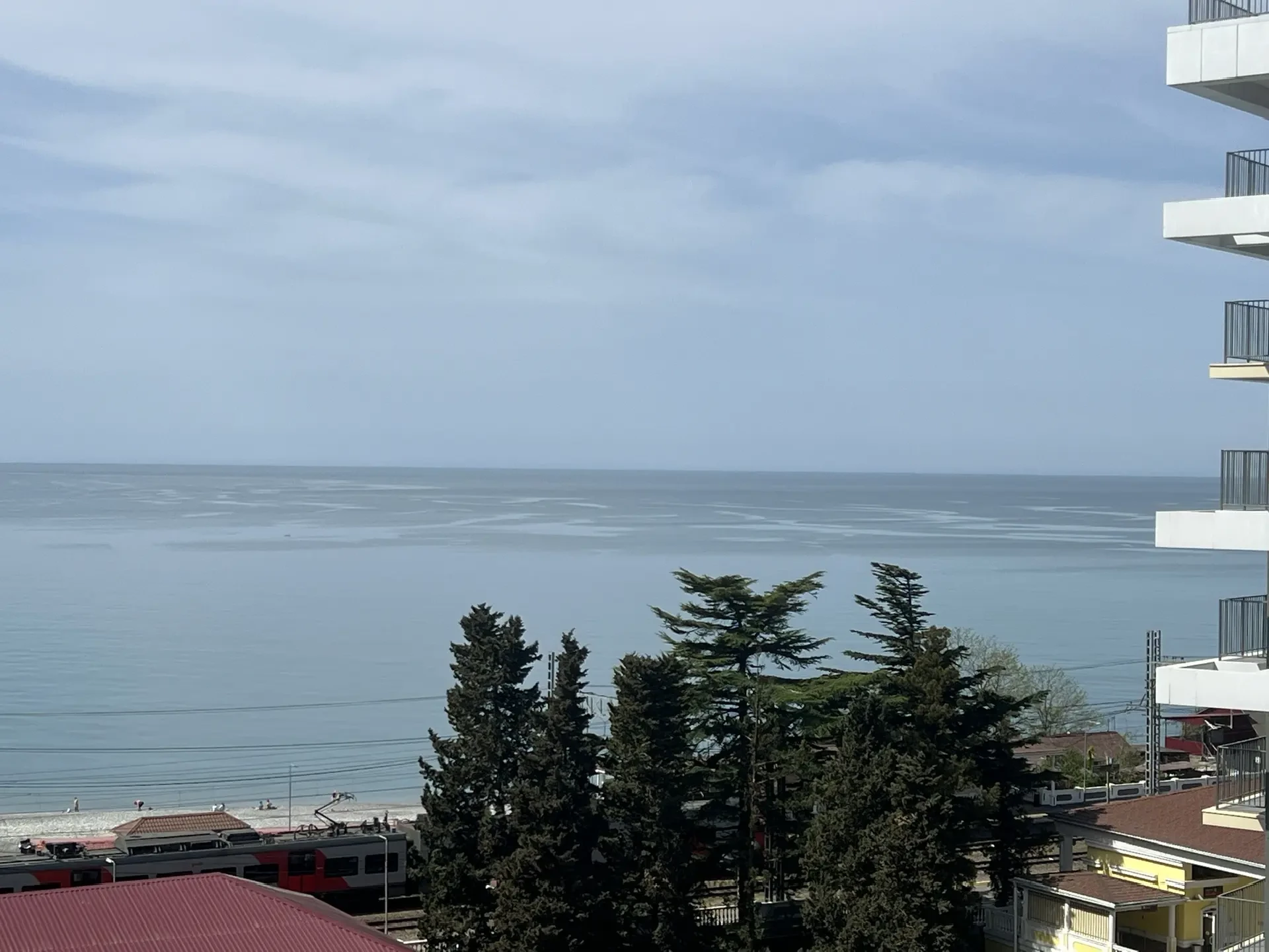 . Квартира в многоквартирном доме Студия у моря с красивым видом. Дагомыс