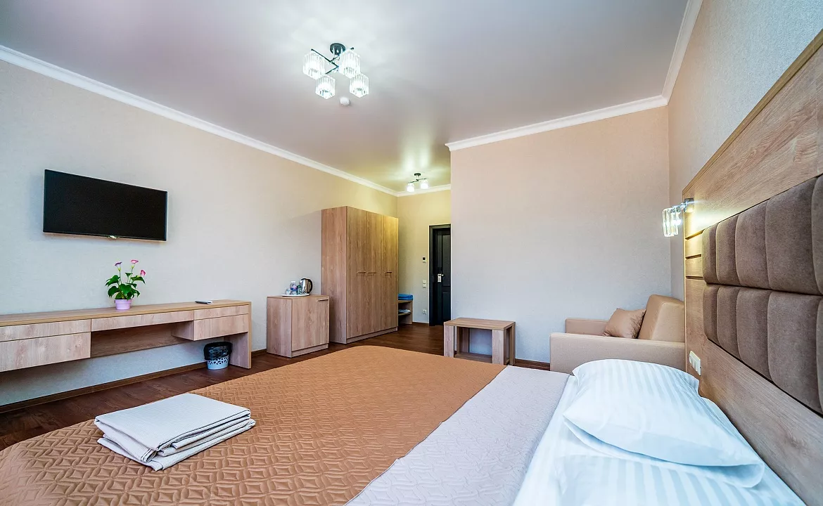 Трехместный номер. Гостевой дом Анжелика. Геленджик