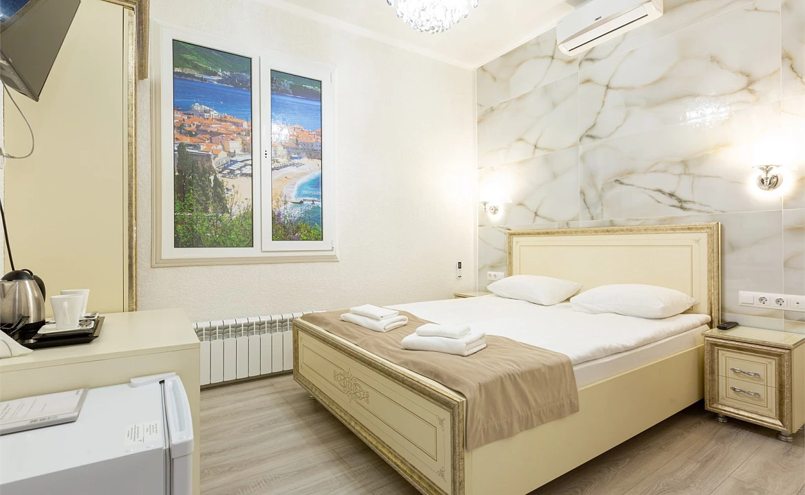 Двухместный с кухней без окна. Отель "Сочи Галерея Парк". Сочи