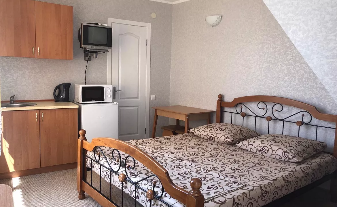 Двухместный номер с 1 кроватью и мини-кухней. Гостевой дом АнНи. Гаспра