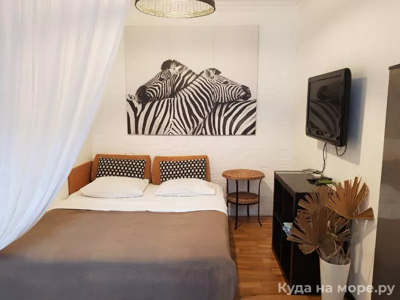  Студия (c кухней). Частный сектор "Жемчужина взморья". Гагра