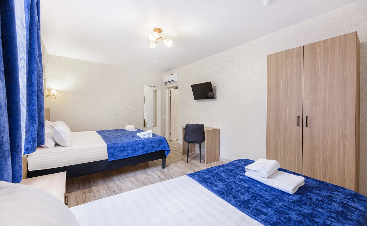 Семейные апартаменты 2-х комнатные. Отель "Alfa Summer". Анапа