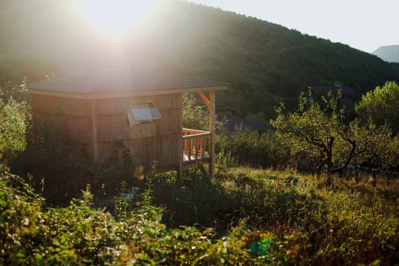 Двухместные эко-бунгало. EcoСamp. Куйбышево
