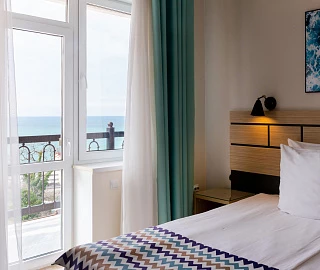 Стандарт с видом на море. Гостевой дом «Лoofкий». 