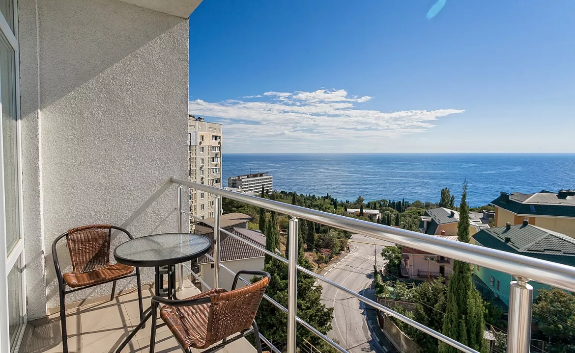 Квартира-студио №21. Квартира в многоквартирном доме Видовые апартаменты в Мисхоре. Кореиз Квартира-студио №21. Квартира в многоквартирном доме Видовые апартаменты в Мисхоре. Кореиз