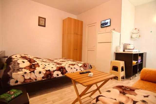 . Гостевой дом «Квартирки у моря» (кухня в номере). Вардане