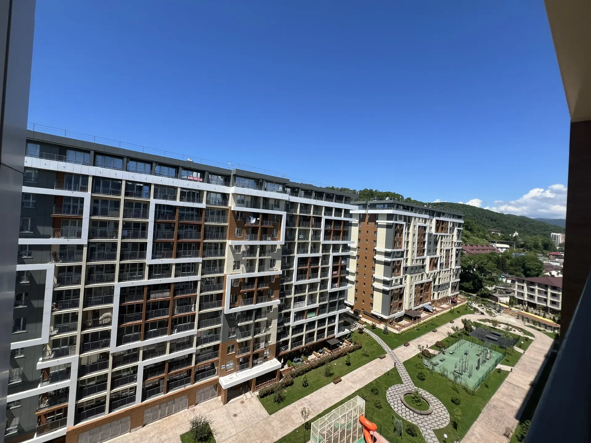 . Светлая квартира с террасой и морем. Дагомыс