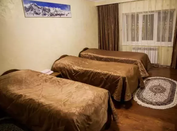 3-местный Стандарт (Малый корпус). Гостиница «Кристалл». Домбай-гостиницы 3-местный Стандарт (Малый корпус). Гостиница «Кристалл». Домбай-гостиницы