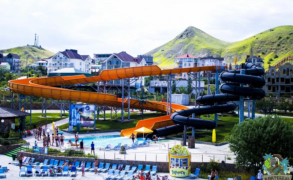 Коктебельский аквапарк. Фото взято с сайта: https://aquapark-koktebel.ru/