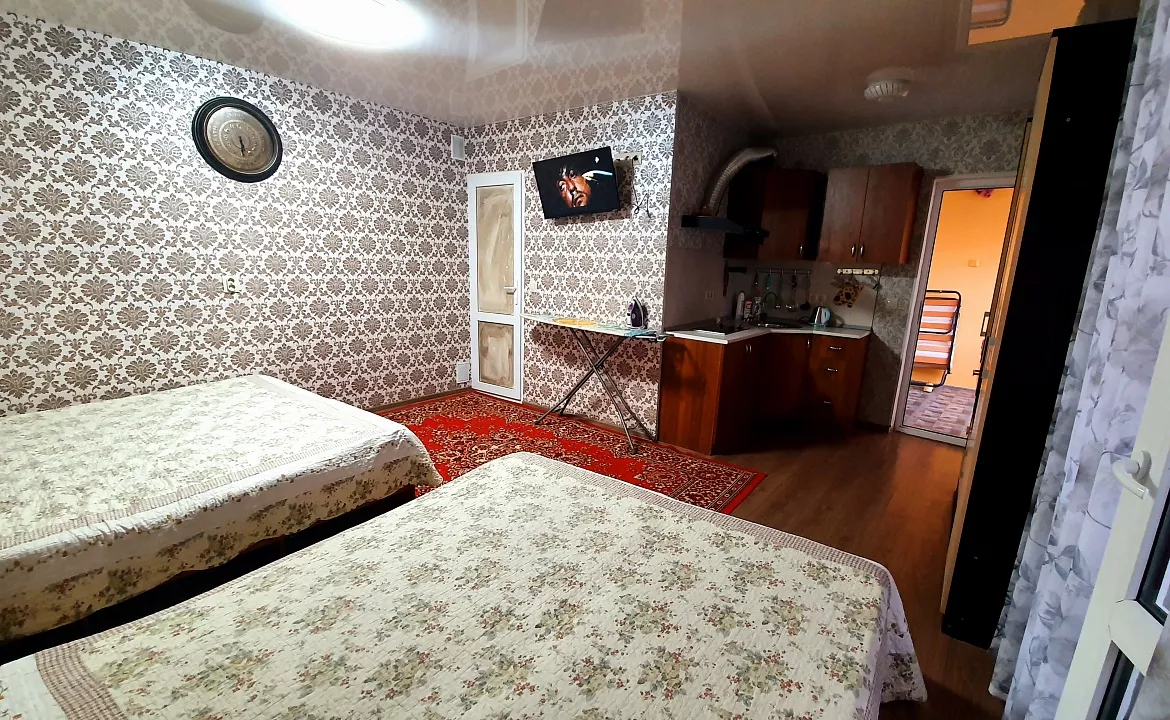 Студия с кухней. Гостевой дом "Кристина". Нижнее Джемете