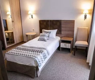 Одноместный с видом на горы. Гостиница «Andersen Hotel». Одноместный с видом на горы. Гостиница «Andersen Hotel».