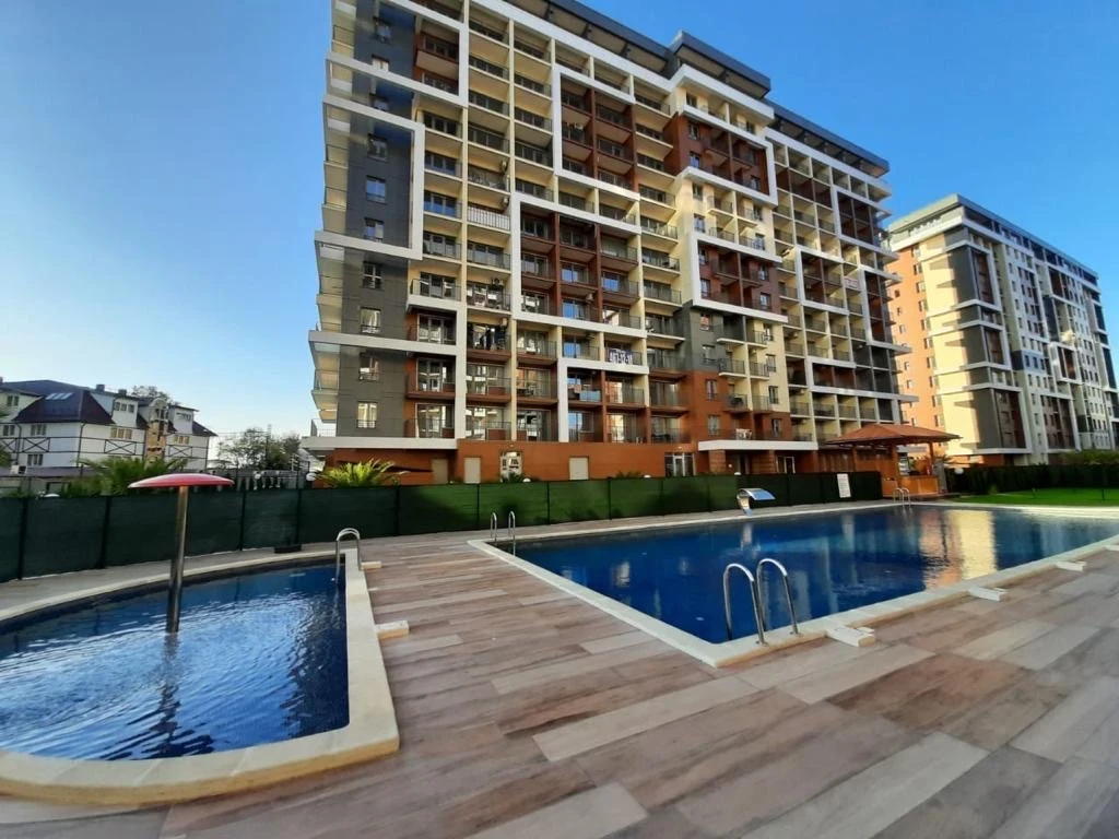 . Светлая квартира с террасой и морем. Дагомыс