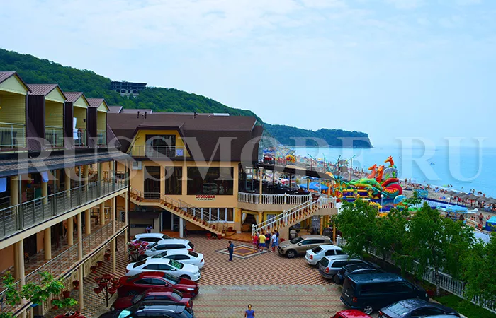 . Гостиница "Жемчужина у моря". Новомихайловский . Гостиница "Жемчужина у моря". Новомихайловский