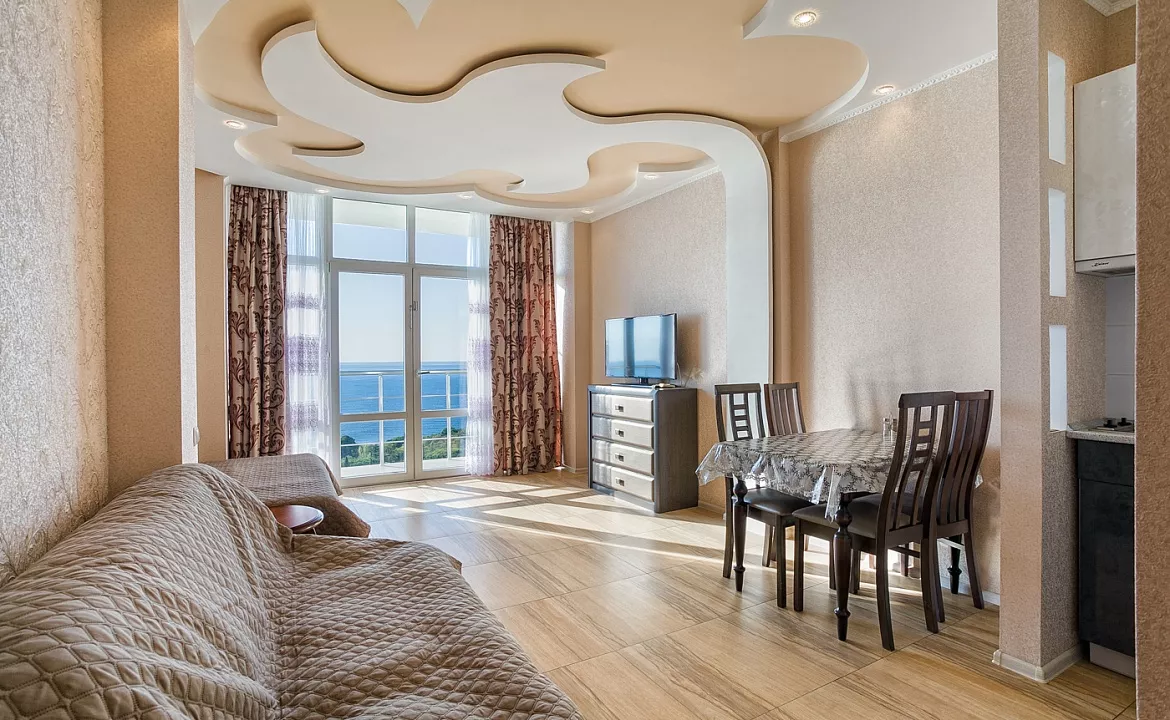 Квартира-студио №28. Квартира в многоквартирном доме Видовые апартаменты в Мисхоре. Кореиз Квартира-студио №28. Квартира в многоквартирном доме Видовые апартаменты в Мисхоре. Кореиз