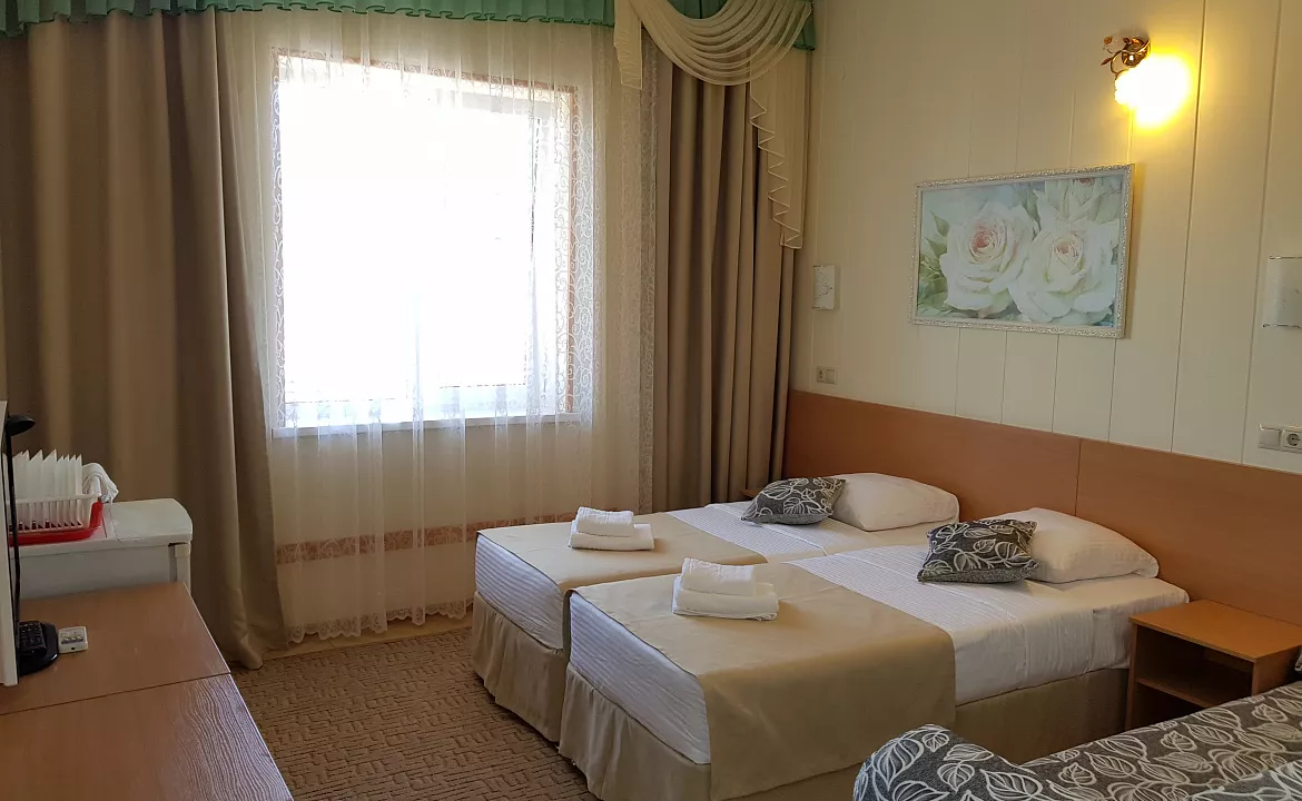 Люкс со смежным балконом 2хместный. Отель АСТОН. Нижнее Джемете