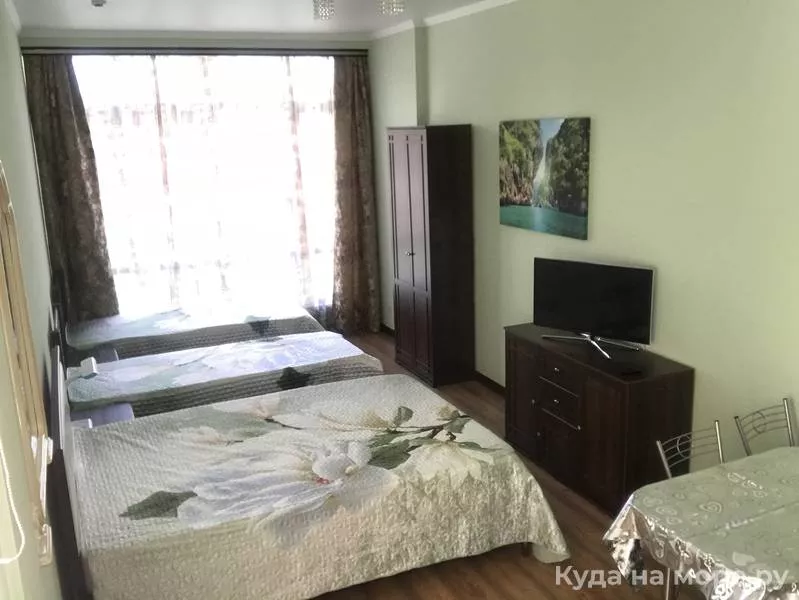 1 комнатная студия с кухней (2 этаж) 3-4-х местная. Гостевой дом Вдохновение. Архипо-Осиповка 1 комнатная студия с кухней (2 этаж) 3-4-х местная. Гостевой дом Вдохновение. Архипо-Осиповка