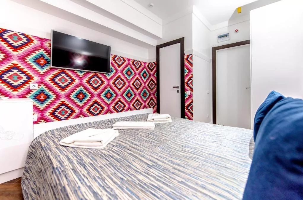 Двухместный номер с 1 кроватью и собственной ванной комнатой. Апарт-отель Намасте. Красная Поляна