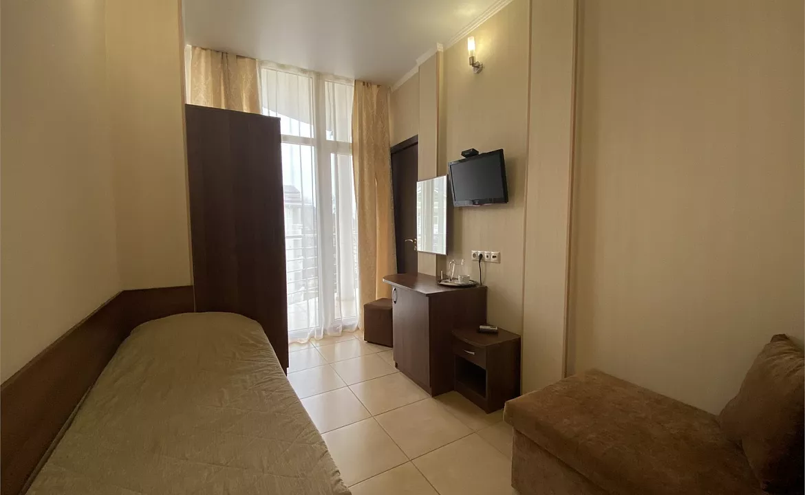 Стандарт одноместный. Отель "ФандоринЪ". Кабардинка Стандарт одноместный. Отель "ФандоринЪ". Кабардинка