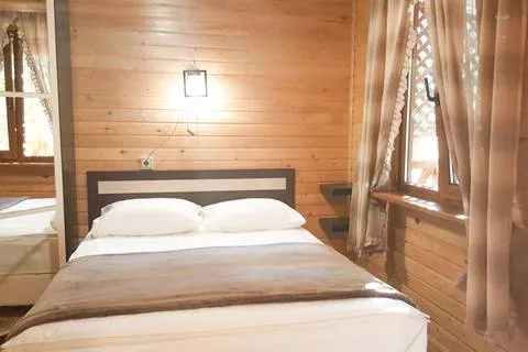 Финский домик 1 местный 1 комнатный с верандой. База отдыха «Крестьянское Подворье». Верхнее Джемете